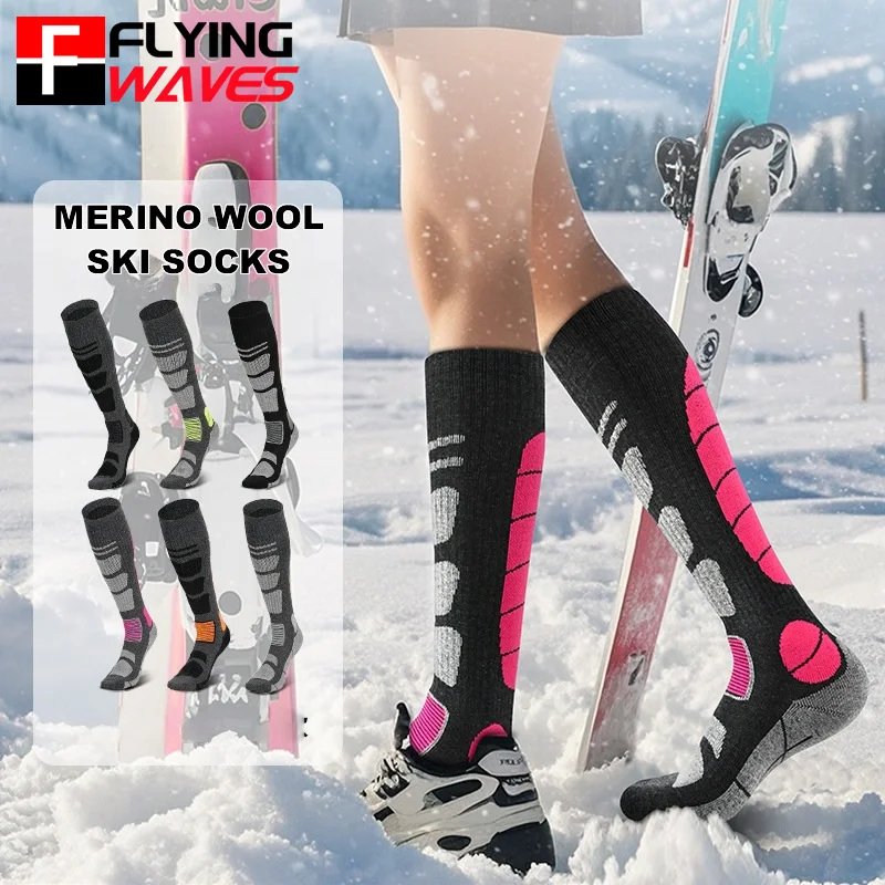Thermal Sock Winter - 1 Para Skarpet Narciarskich z Wełny