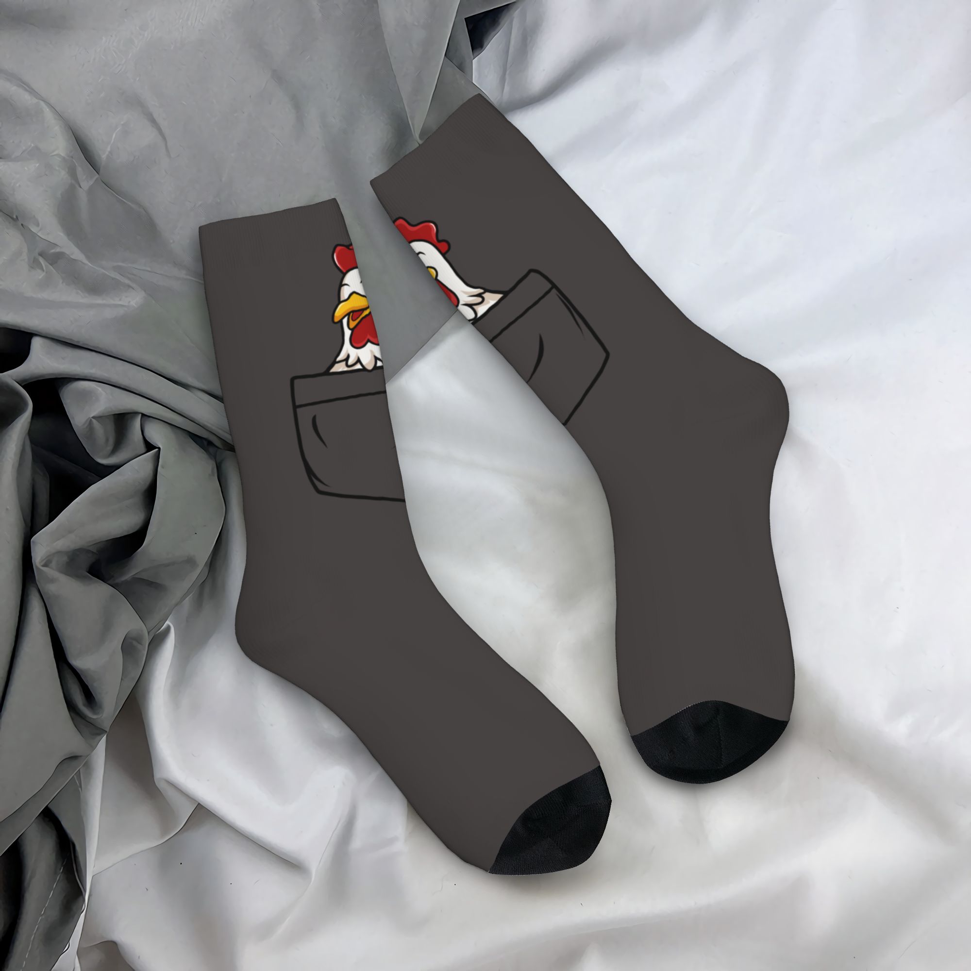 Skarpetki unisex z nadrukiem 3 – Dress Sock Men recenzja i cena